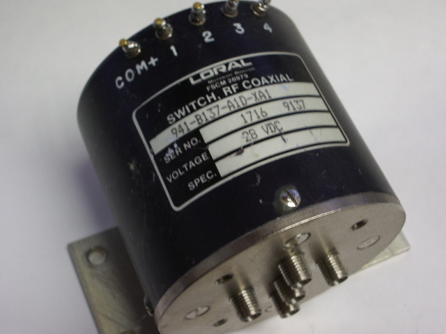Teledyne Microwave Switch RF CS37S9D-1 10-15VDC 24022 