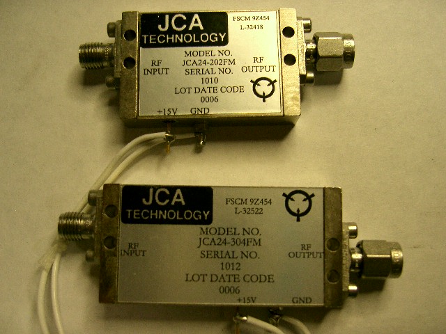 RF Amplifier Watkins Johnson 6885-816 +15 VDC SMA F Versa-Amp Series 