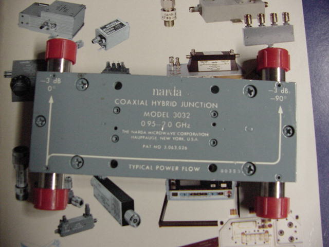 Microline Microwave Coaxial Hybrid Junction Type N F Model 3034 4-8ghz for sale online Narda 